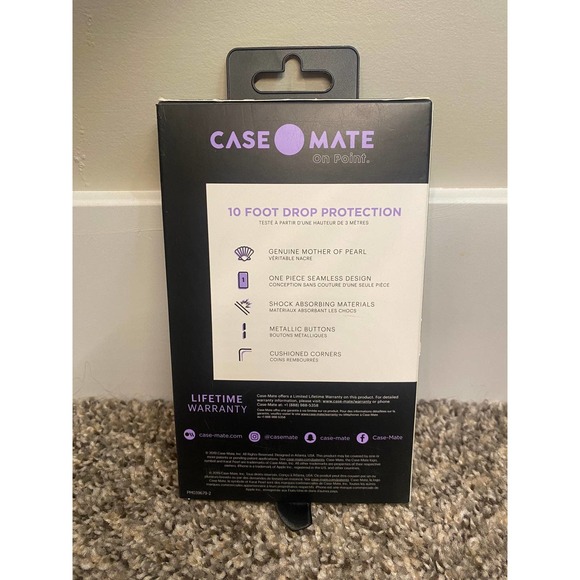 Case Mate Karat Mother of Pearl Phone Case for iPhone 11 Pro - New - Picture 3 of 3